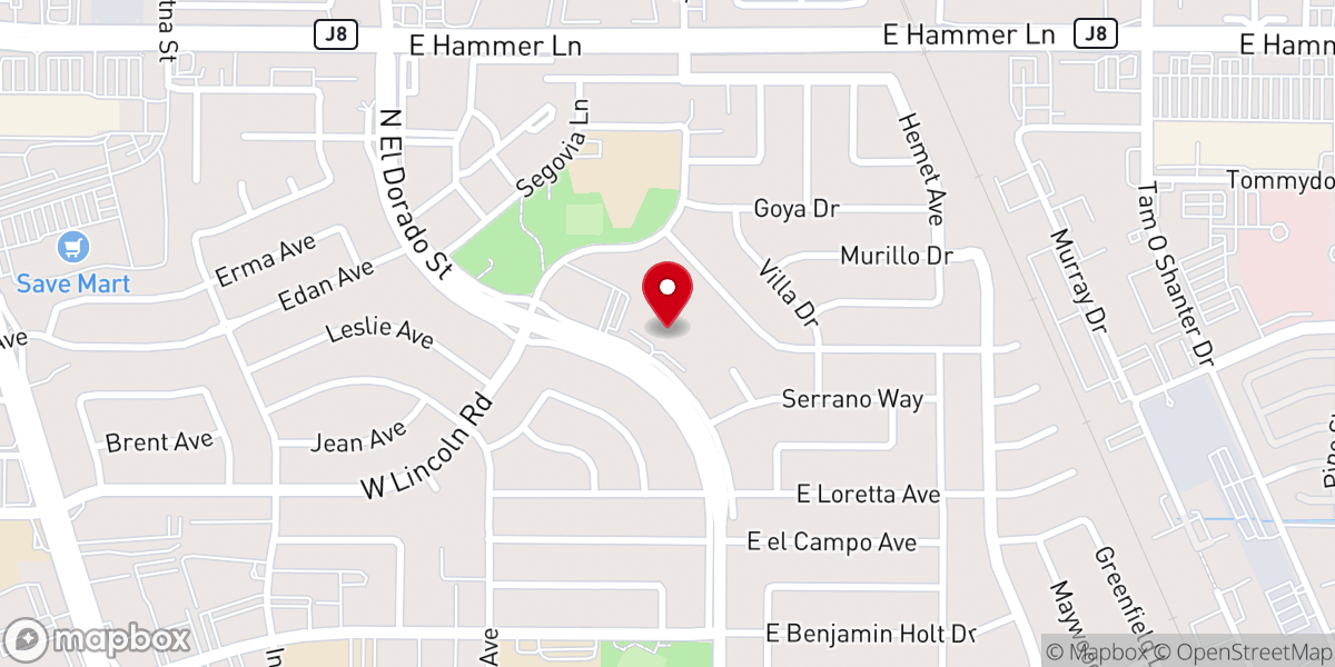 Map showing location of Mayfair Seventh-Day Adventist Church