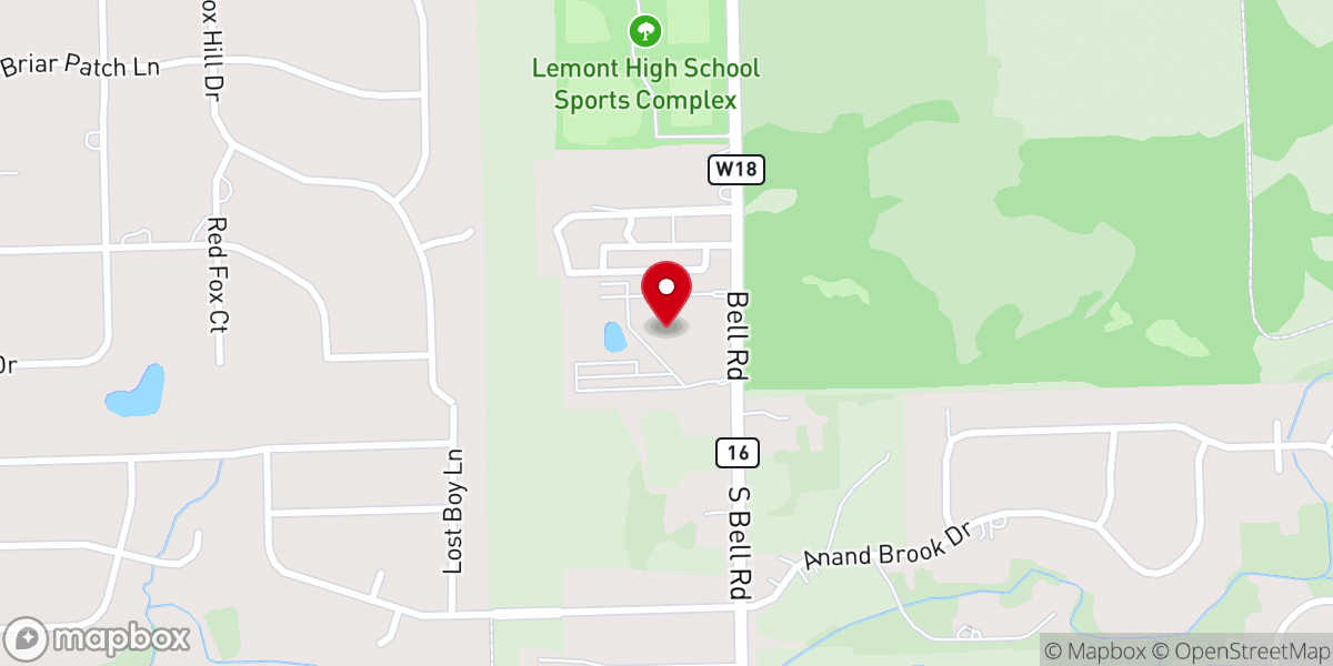 Map showing location of Christ Community Church