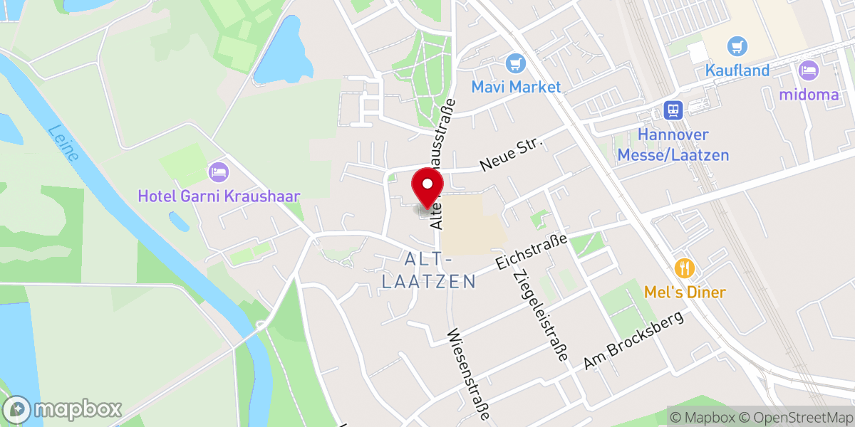 Map showing location of Alte Kapelle