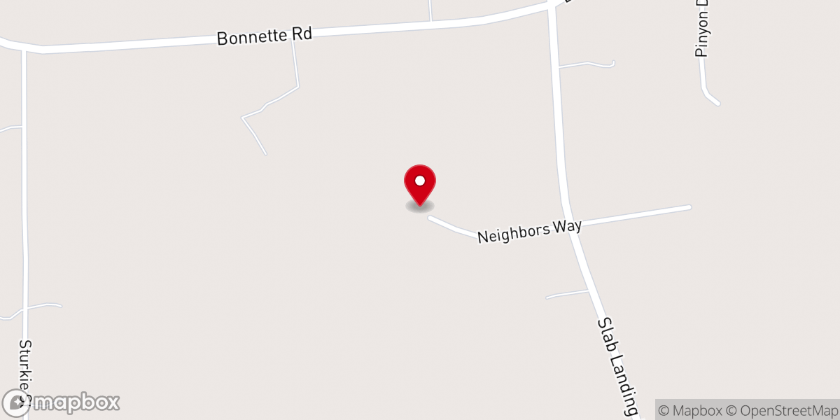 Map showing location of MT. Zion Baptist Church