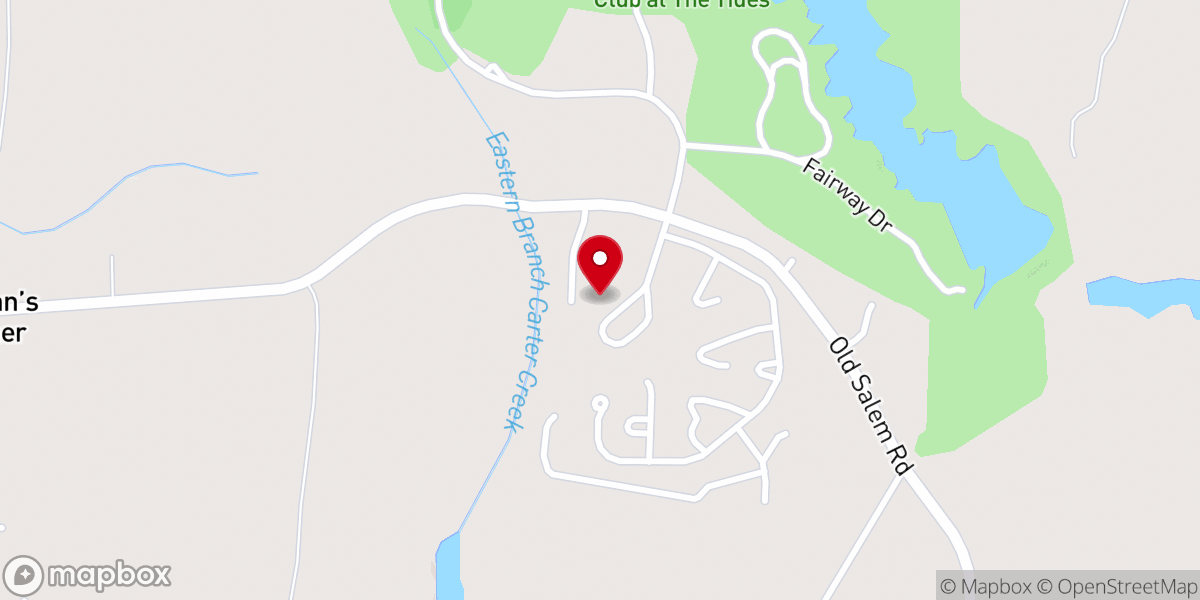 Map showing location of Wesley CT Chapel Hill NC