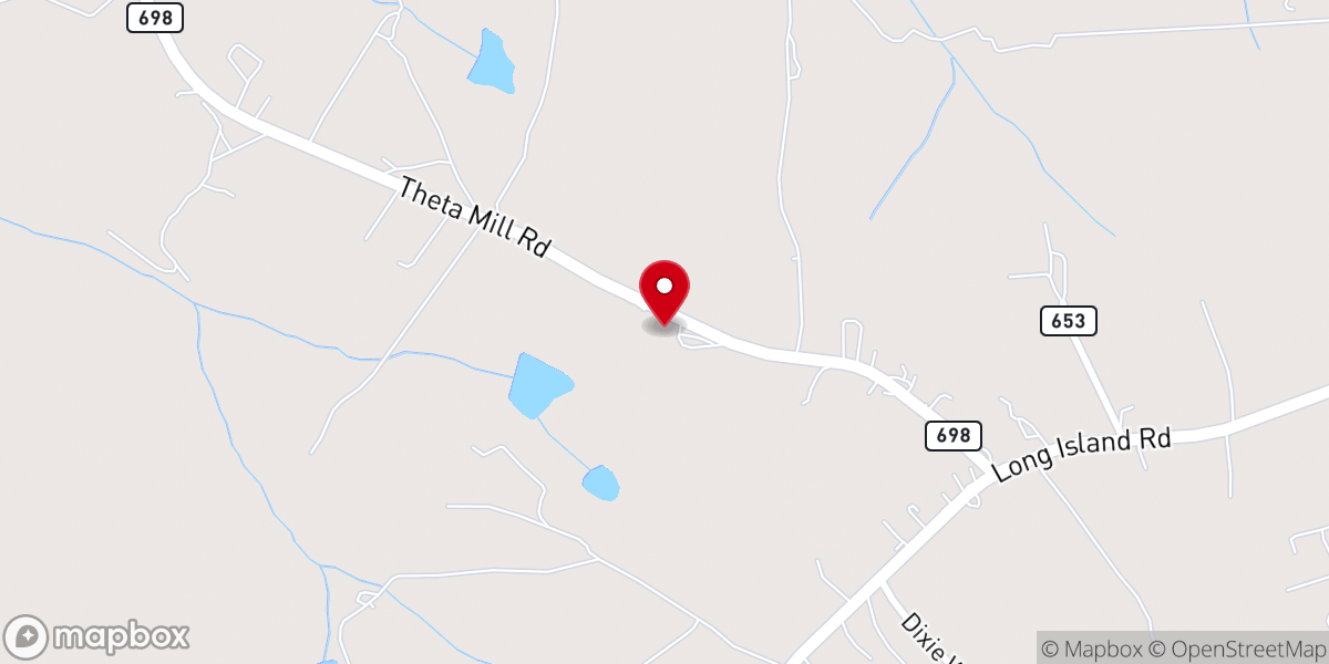 Map showing location of Wesleybury United Methodist Church