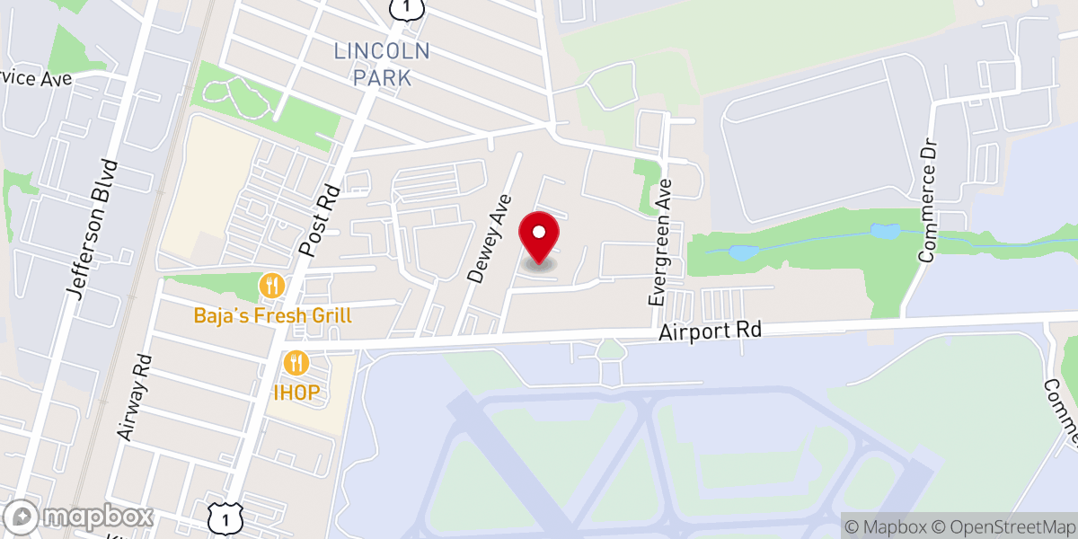 Map showing location of Faith Family Chapel