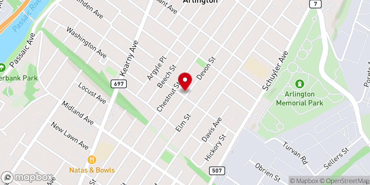 Map showing location of Christian Apostolic Church