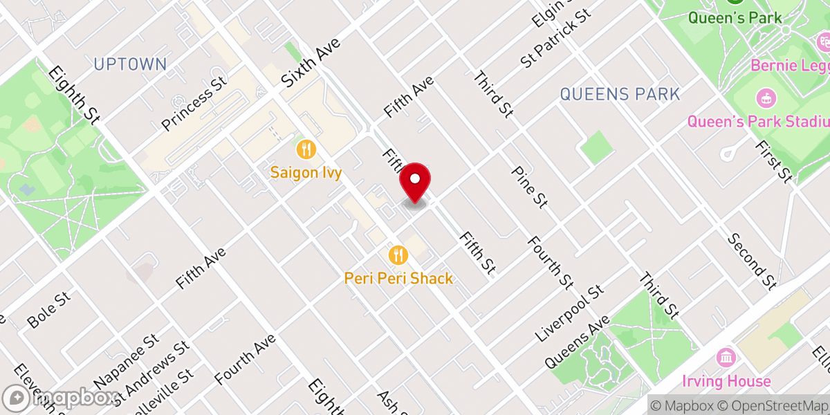 Map showing location of Holy Eucharist Cathedral