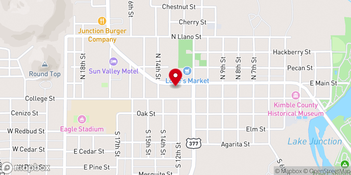 Map showing location of Trinity Episcopal Church