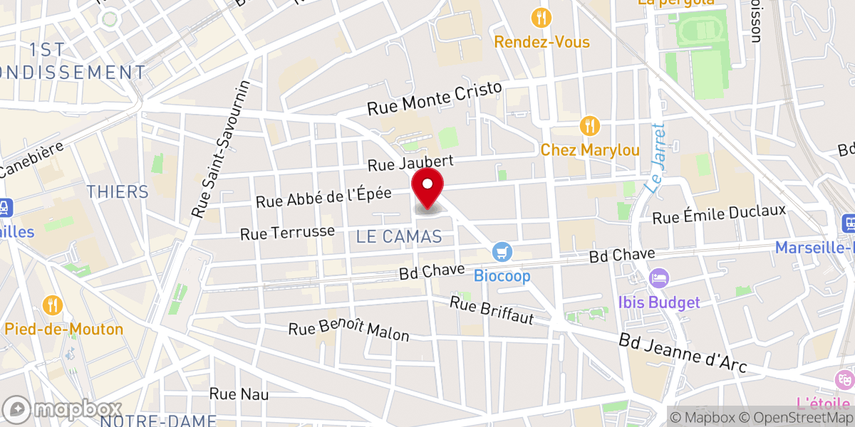 Map showing location of Paroisse Saint-Michel Archange