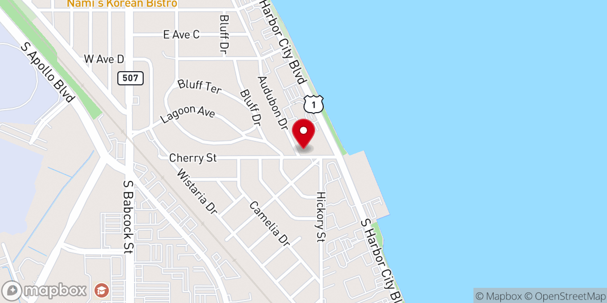 Map showing location of Community Church of God