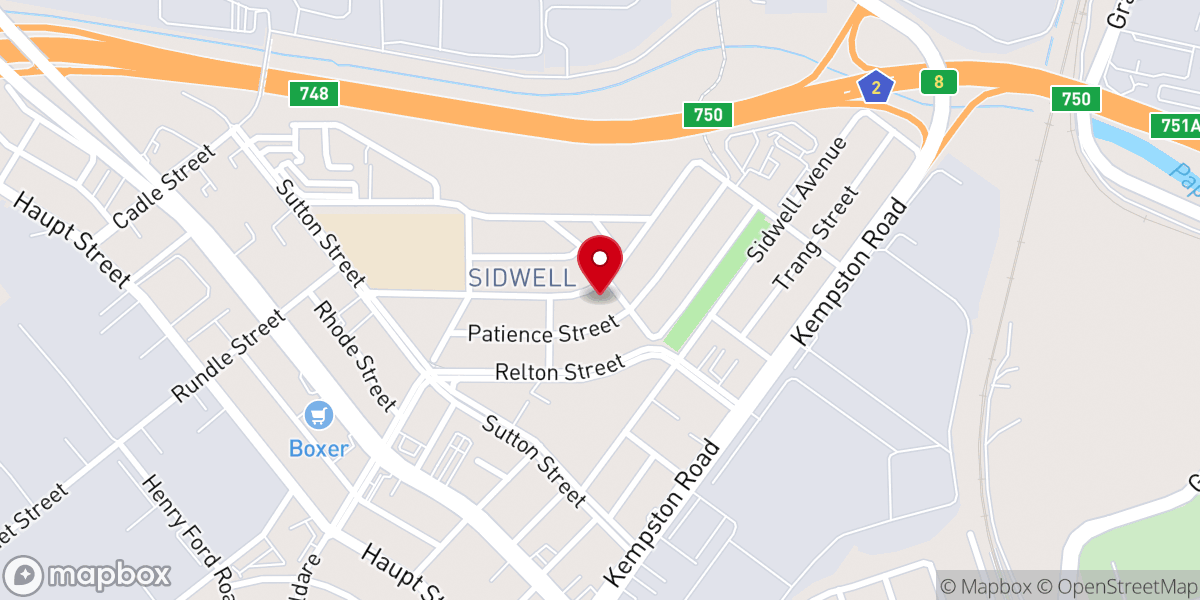 Map showing location of The Old Apostolic Church - Sidwell