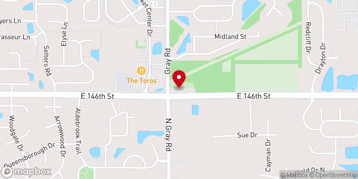 Map showing location of Gray Friends Church