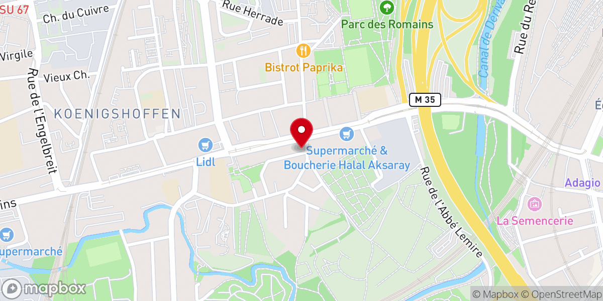 Map showing location of Eglise Orthodoxe Serbe St Georges