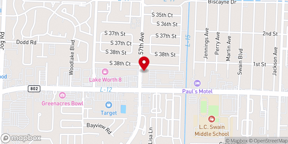 Map showing location of Ministries in Bethel