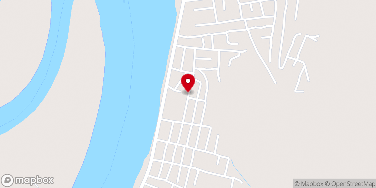 Map showing location of St. James Anglican Church, Iyiowa.