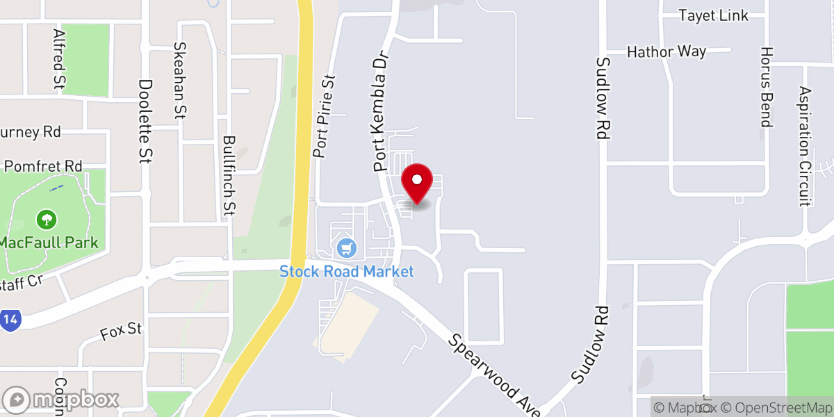 Map showing location of Heart City Church