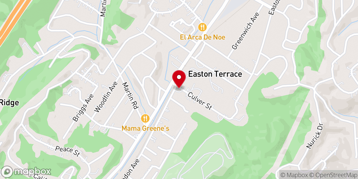 Map showing location of Grace Reformed Baptist Church