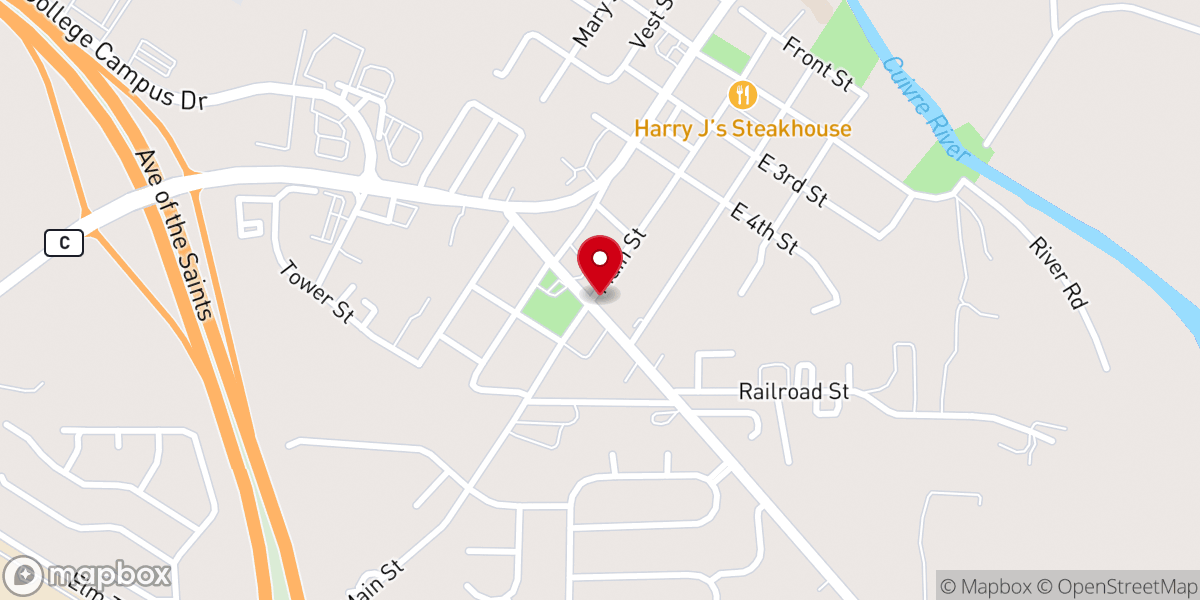 Map showing location of Have Bible Will Travel