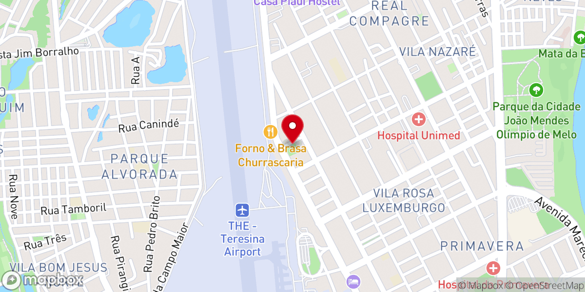 Map showing location of Paróquia Imaculada Conceição - Aeroporto