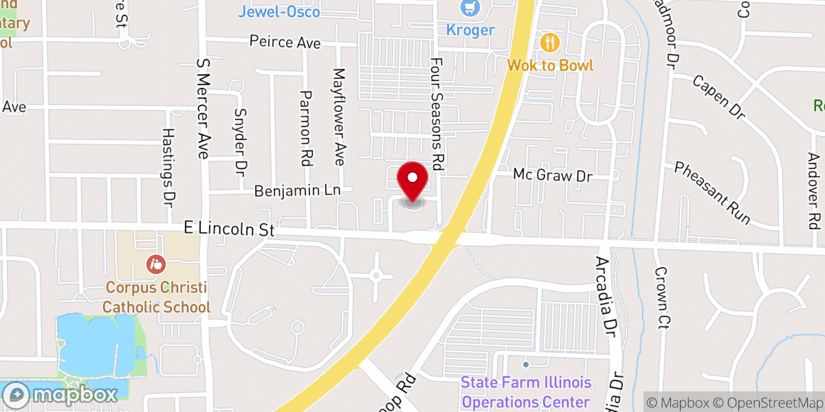 Map showing location of Central Pointe Church-Christ