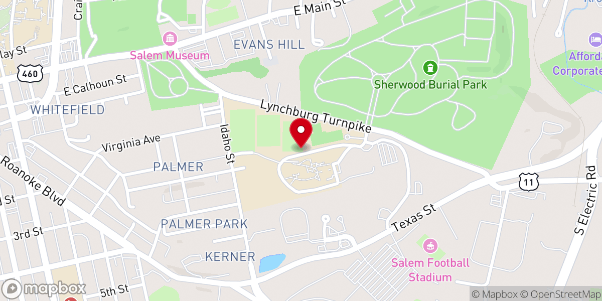 Map showing location of Restoration Church