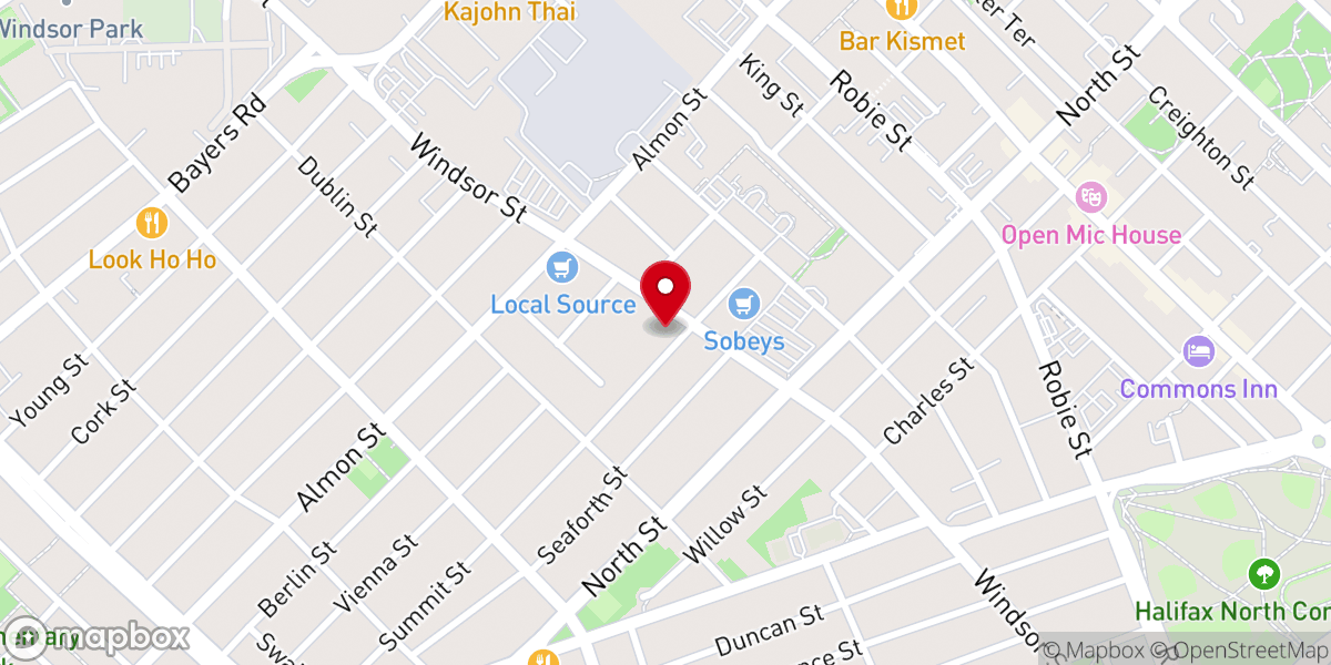 Map showing location of Faith City Church