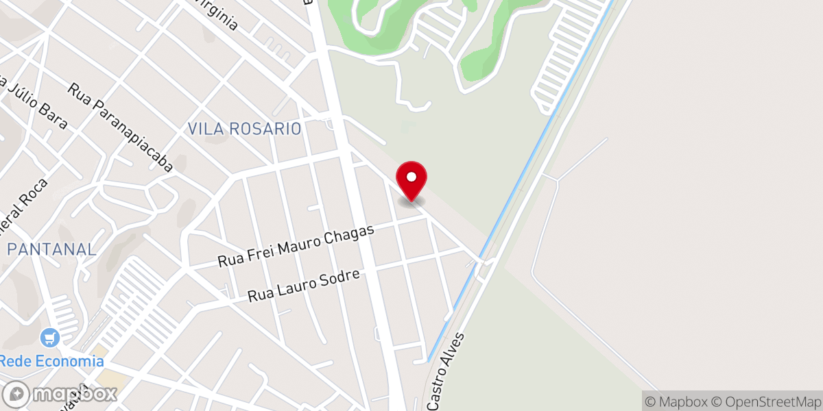 Map showing location of Igreja Pentecostal Catedral do Amor