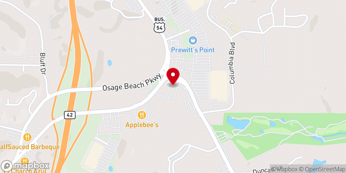 Map showing location of Riverview Church