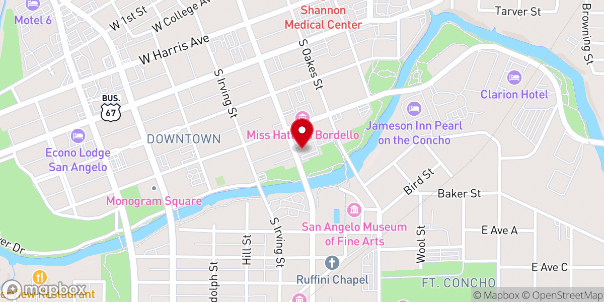 Map showing location of Freedom Fellowship