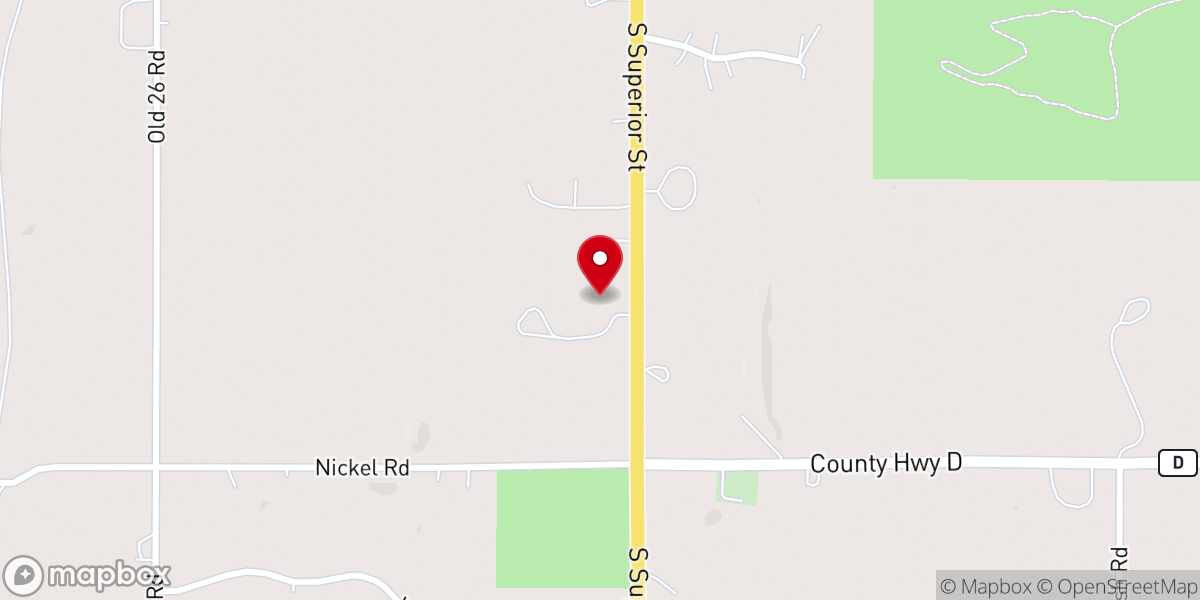 Map showing location of Hope Lutheran