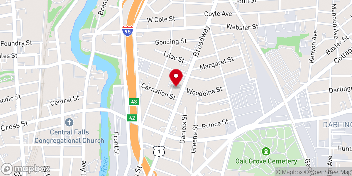 Map showing location of Good Shepherd Church