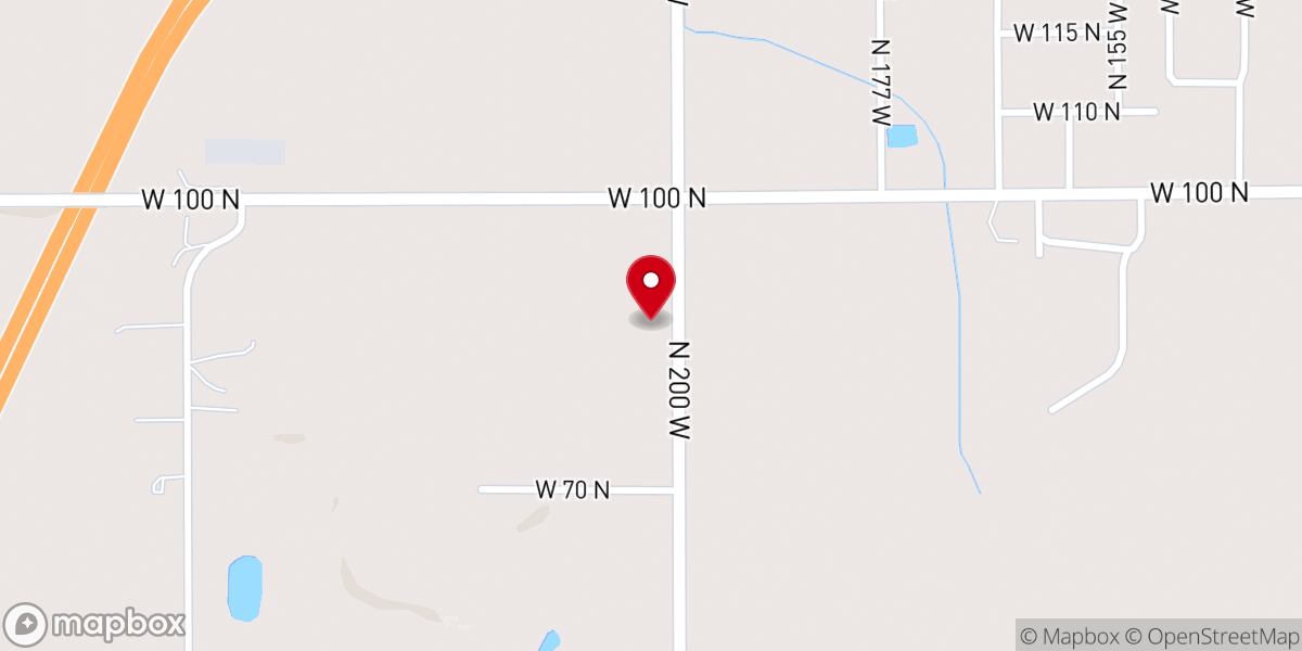 Map showing location of Grace Baptist Church