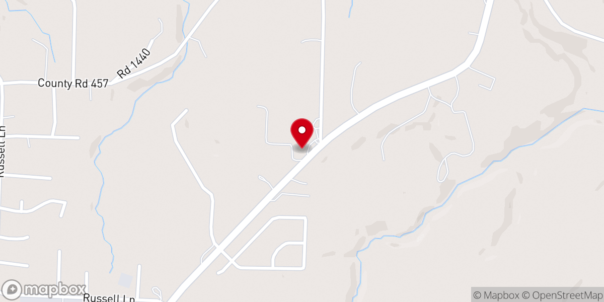 Map showing location of Quality Ridge Church of Christ