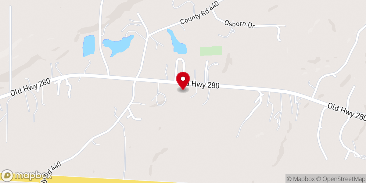 Map showing location of Mt Signal Baptist Church