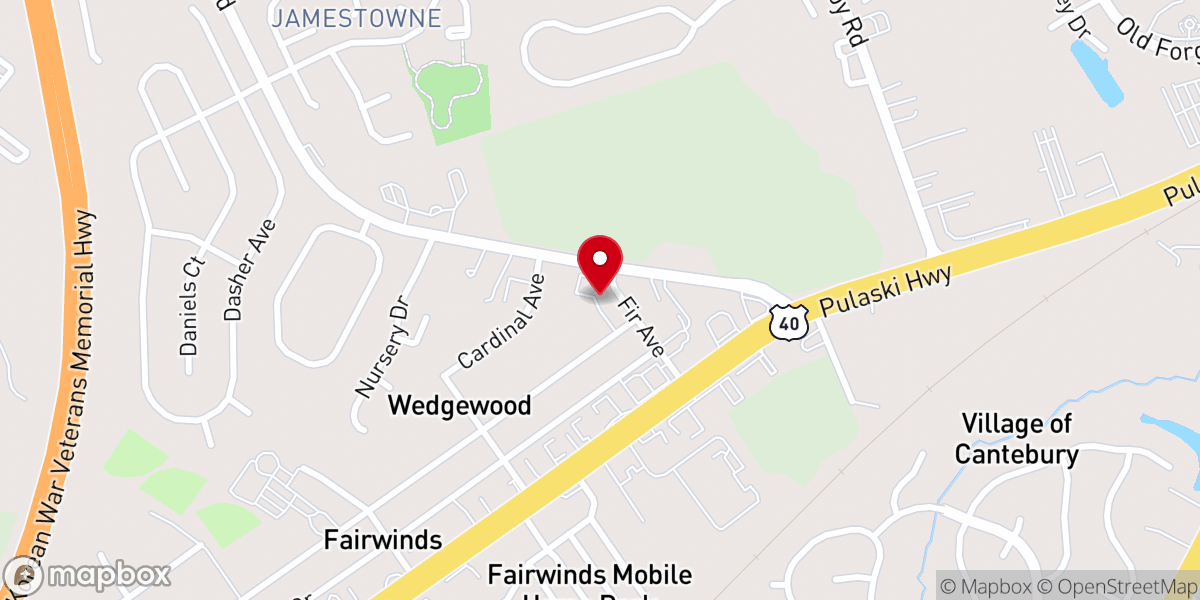 Map showing location of New church of redemption