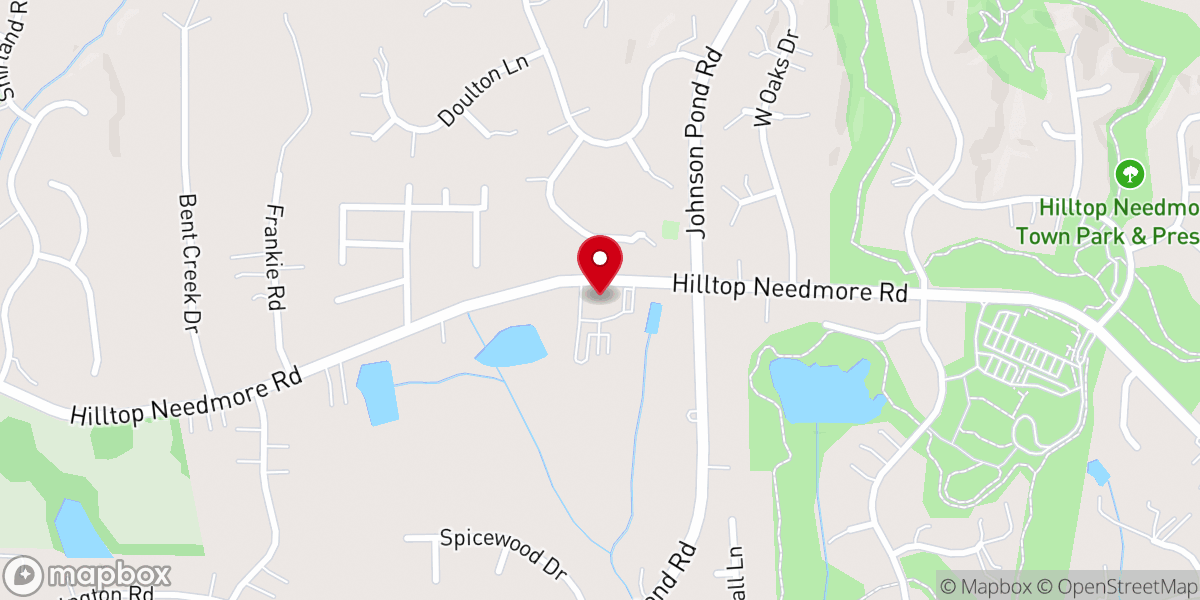 Map showing location of New Providence Missionary Baptist Church