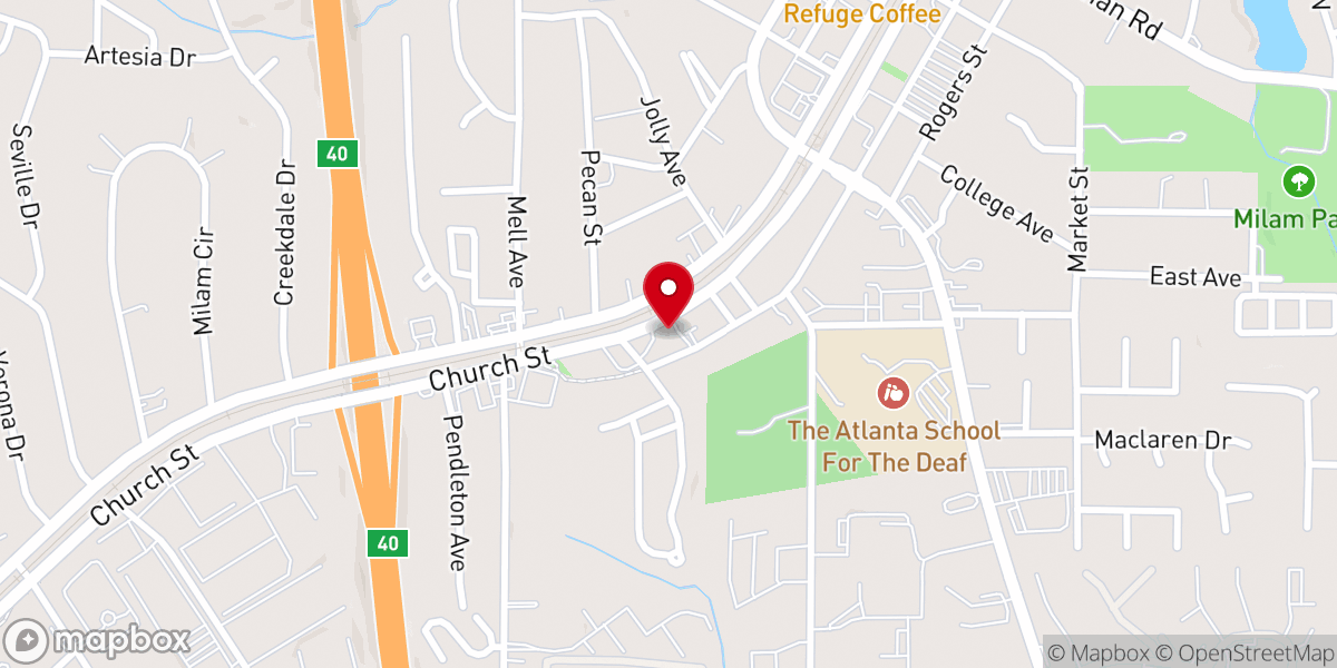 Map showing location of The Welcome Home
