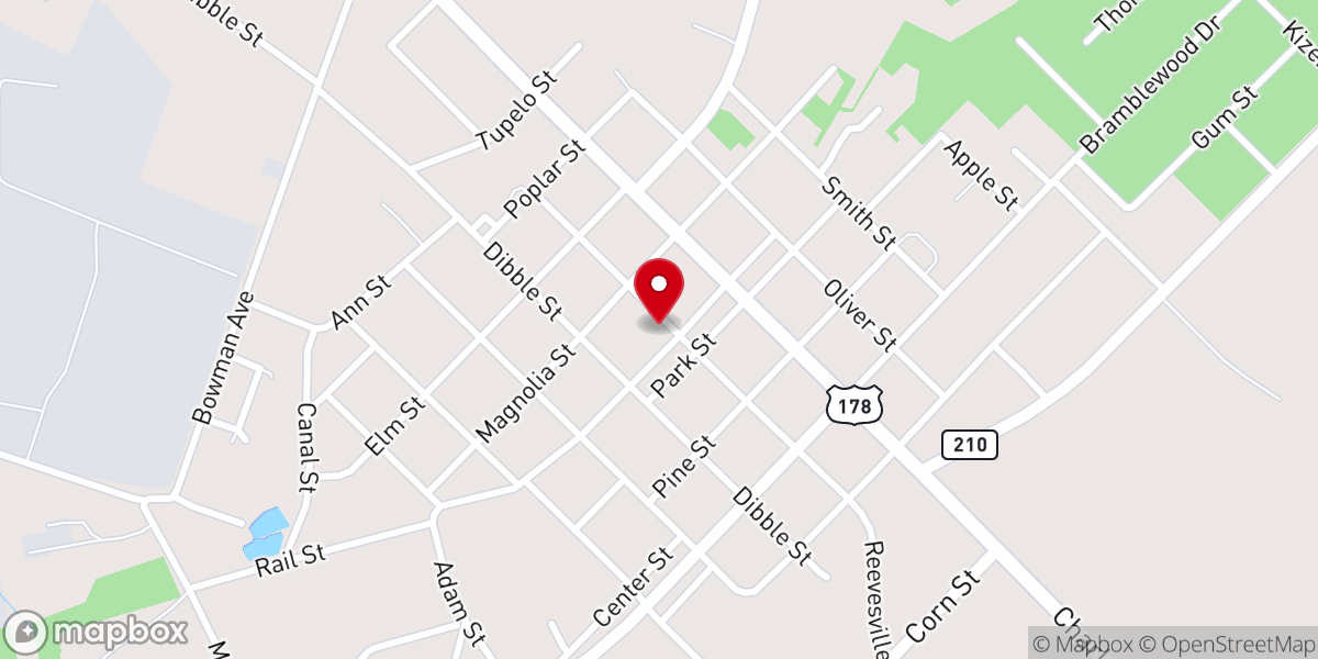Map showing location of Bowman Southern Methodist