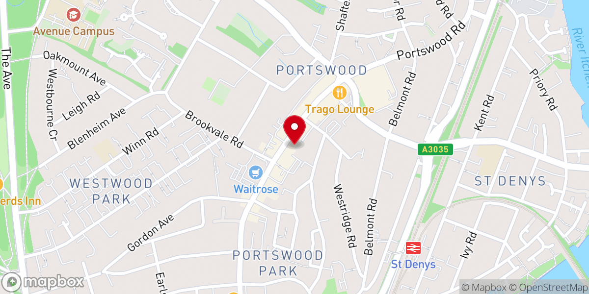 Map showing location of Victory Gospel Church