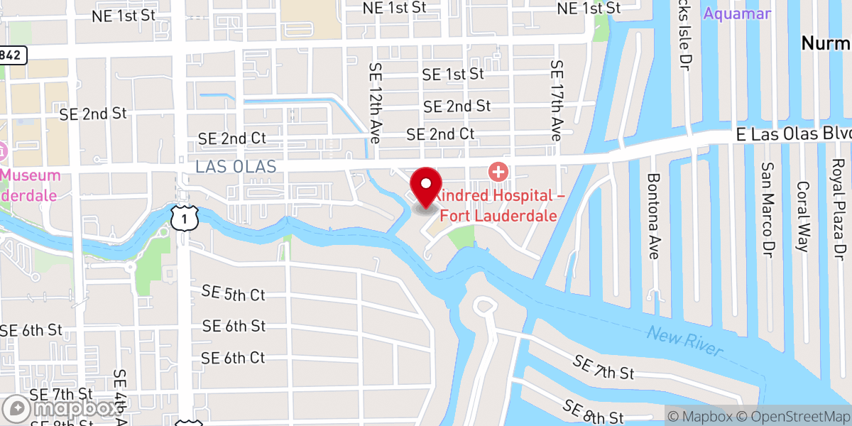 Map showing location of All Saints Episcopal Church