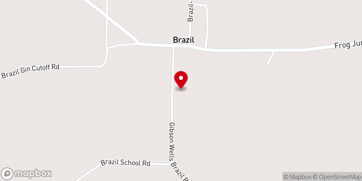 Map showing location of Poplar Grove Baptist Church