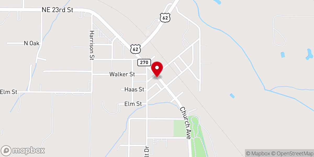 Map showing location of Shape Fitness Harrah