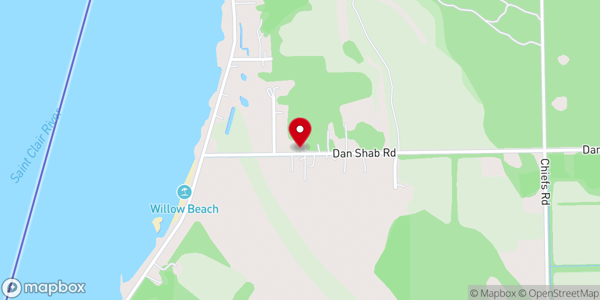 Map showing location of Evangelistic Centre