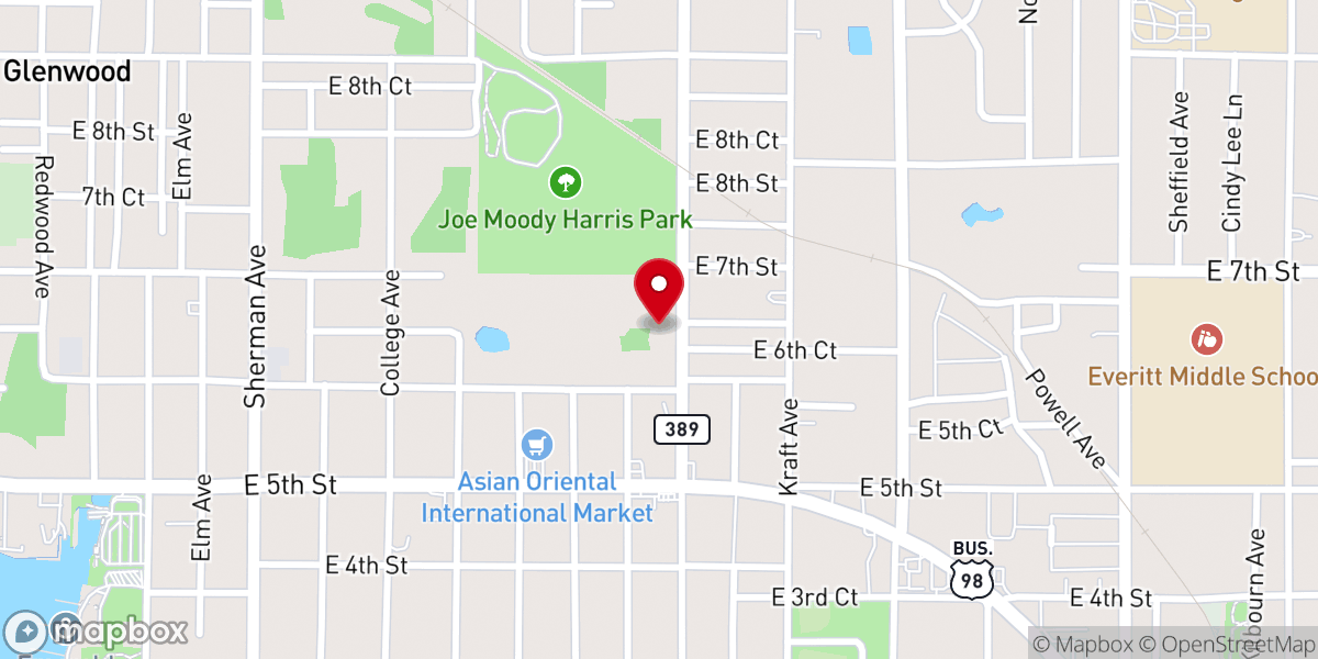 Map showing location of Jacob's house ministries