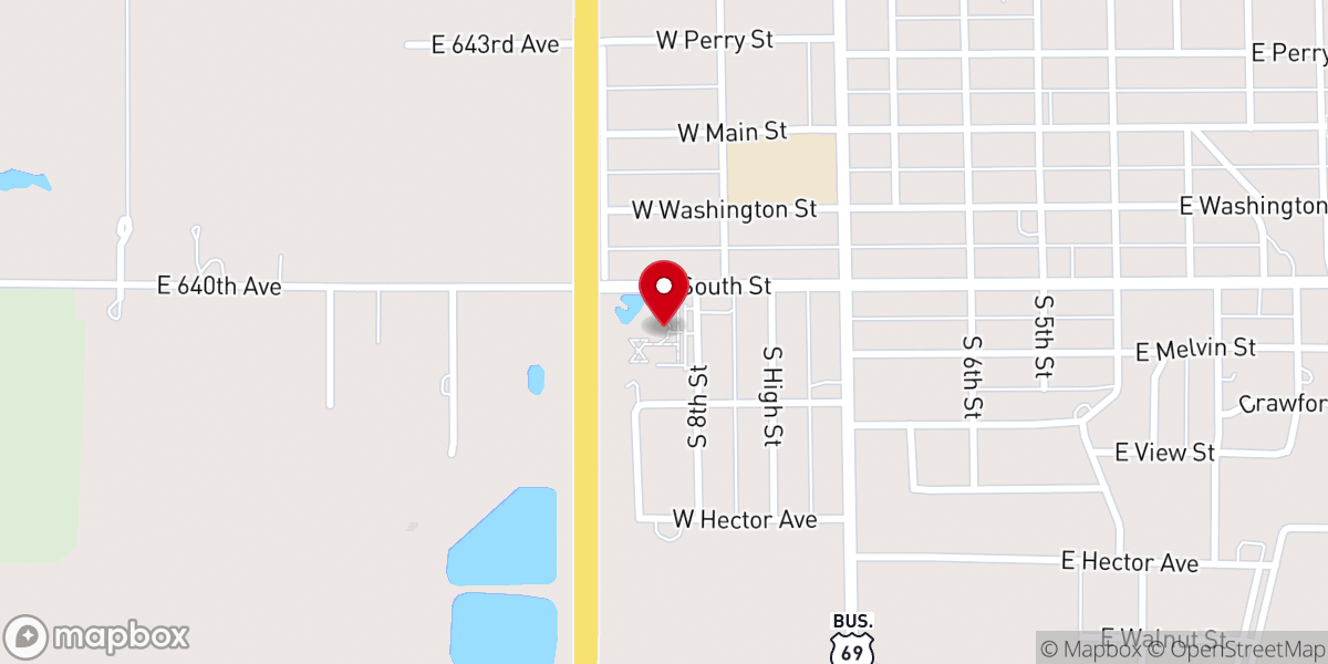 Map showing location of St Joseph Catholic Church