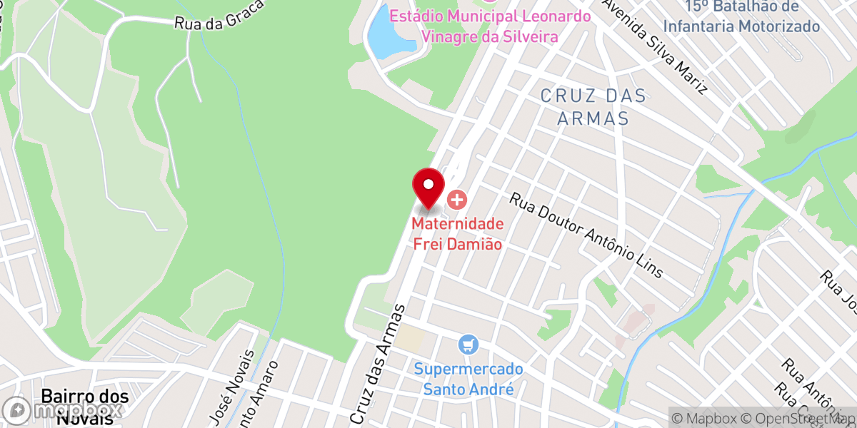 Map showing location of IBMMC - Igreja Batista Missionária Ministério Conquistar