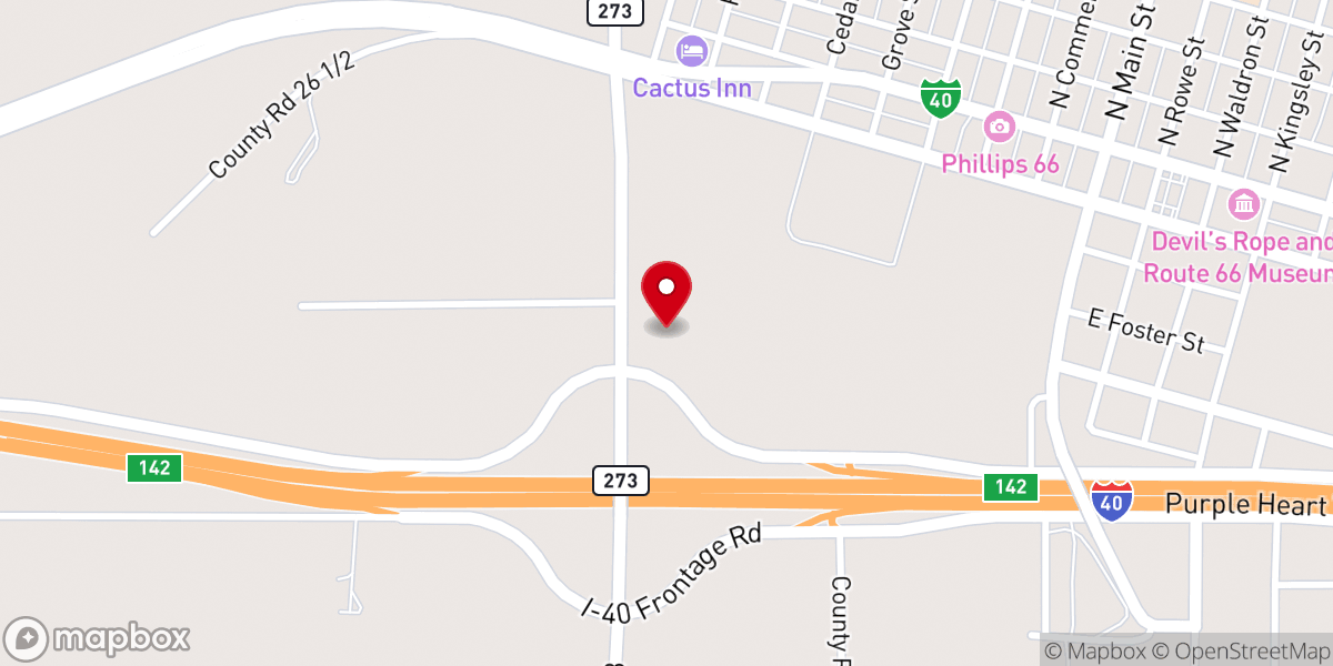 Map showing location of "The Hub" Alberta Helton Ministries