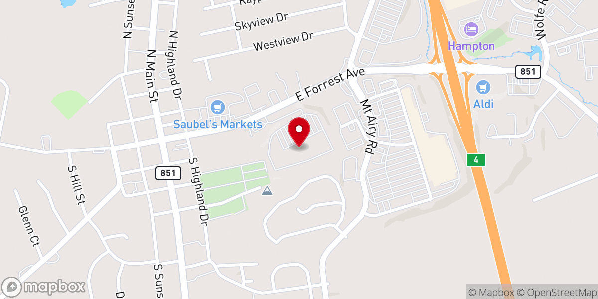 Map showing location of York Regional Dream Center