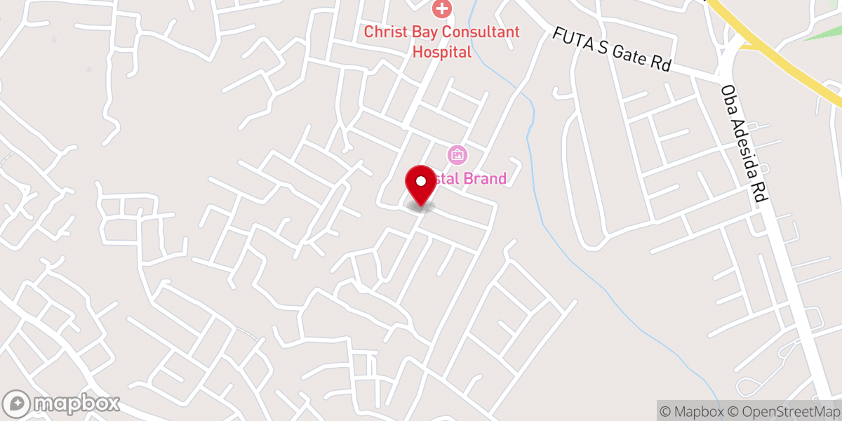 Map showing location of RCCG City of David Parish