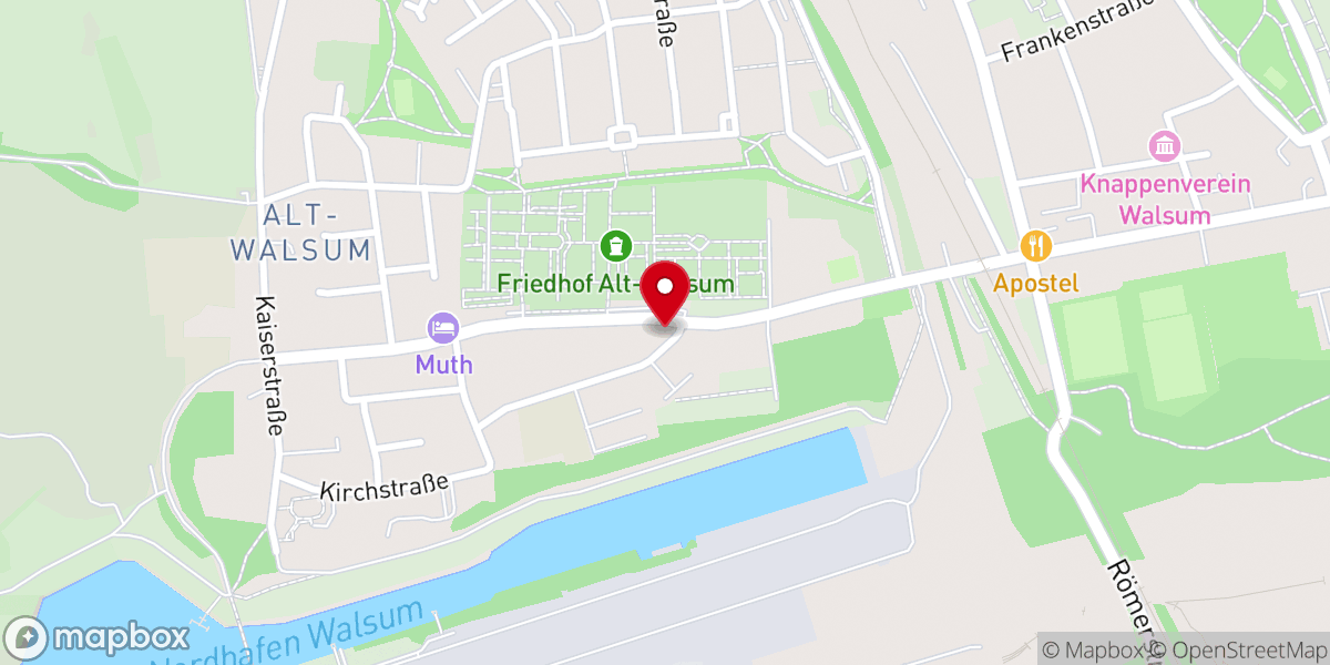Map showing location of Kapelle Alt-Walsum