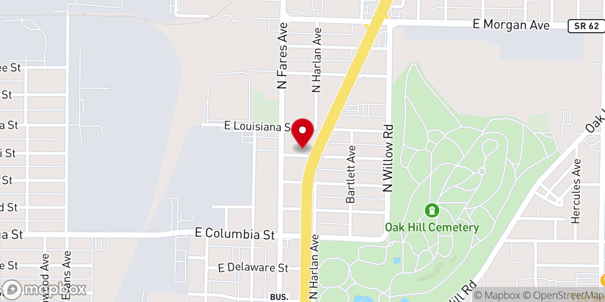 Map showing location of berlin heights church