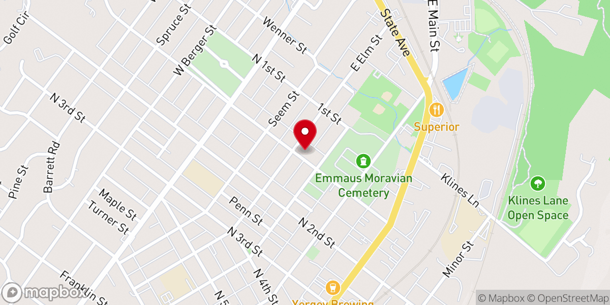 Map showing location of Iglesia Adventista Luz de Esperanza